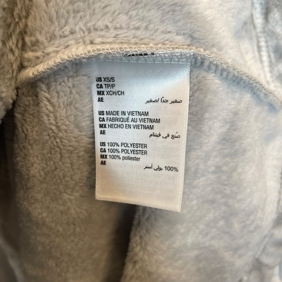 Charter Club Long Embossed Plush Robe Wallpaper Silver XS/S New - Picture 6 of 7